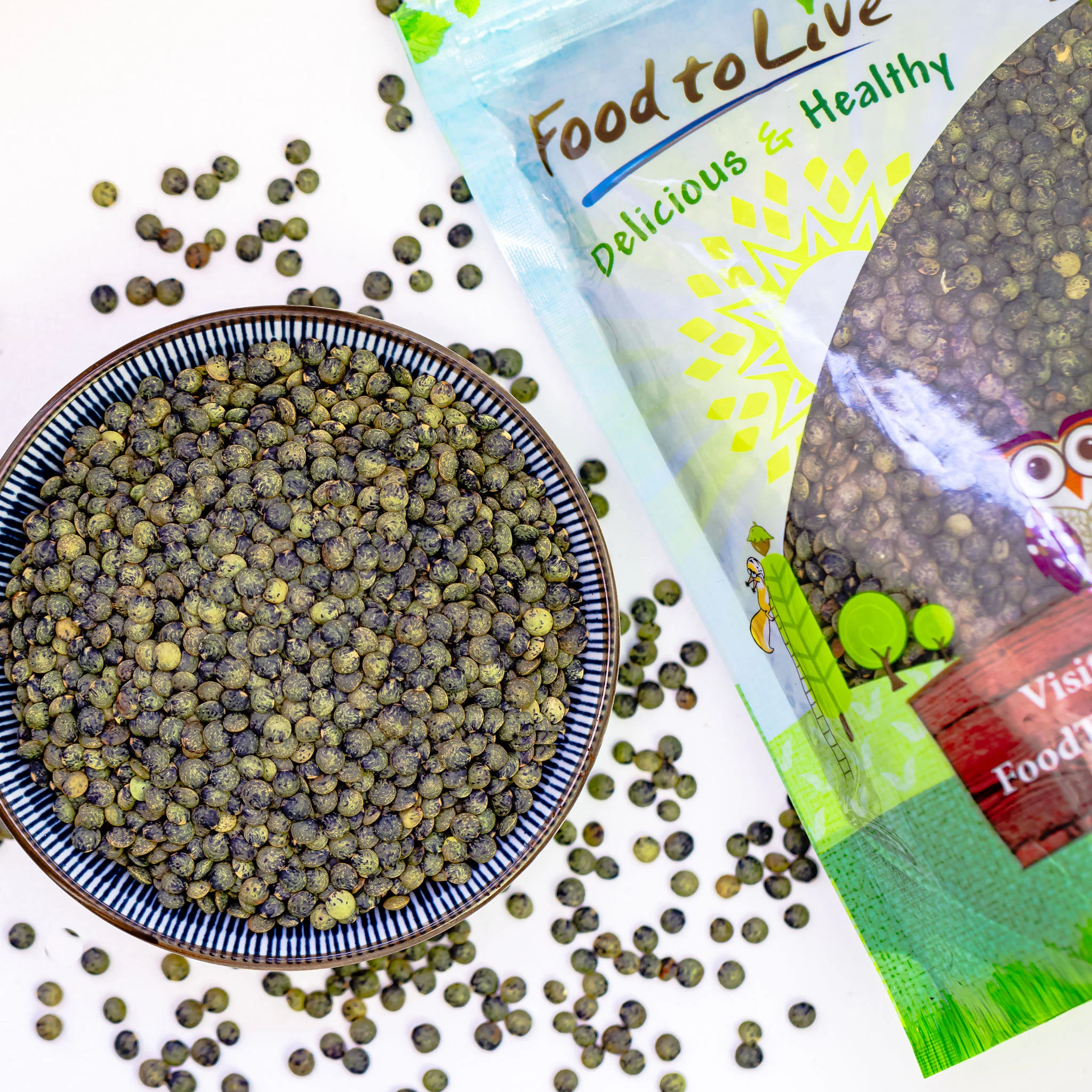 French Green Lentils, Organic - Image 2