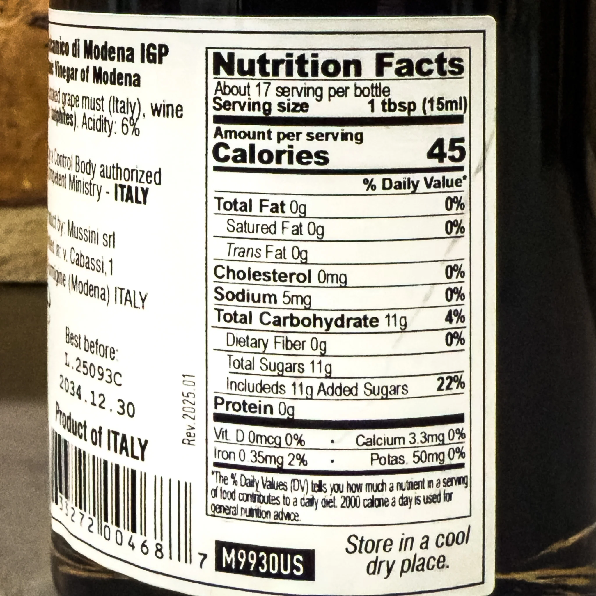 Mussini Balsamic Vinegar of Modena PGI 3 Gold Medals - Image 3
